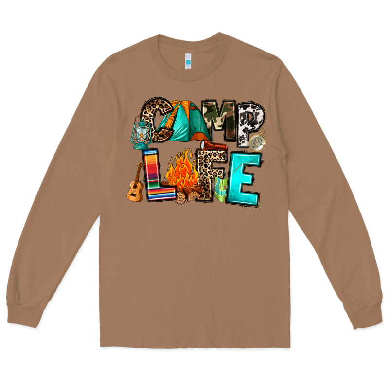 Camp Life Long Sleeve Tee by RanaPortraitStore | Teevron