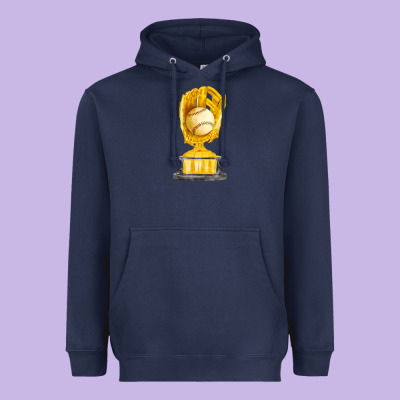 Baseball Throphy Cup Fa Element Heavyweight Hoodie Designed By Fadigitalartstudio