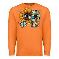 Carrot cross with sunflower Premium Sweatshirt - JahusDesignShop