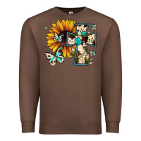Chestnut cross with sunflower Premium Sweatshirt - JahusDesignShop
