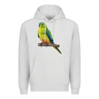 Dove Grey Neophema Parrot Premium Hoodie - LillyAllenDesigns