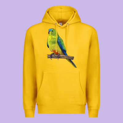 Neophema Parrot Premium Hoodie Designed By Lillyallendesigns