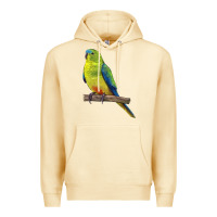 Pina Colada Neophema Parrot Premium Hoodie - LillyAllenDesigns