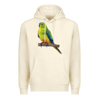 Sandshell Neophema Parrot Premium Hoodie - LillyAllenDesigns