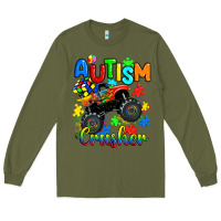 Army Green autism crusher Long Sleeve Tee - RanaPortraitStore