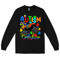 Black autism crusher Long Sleeve Tee - RanaPortraitStore