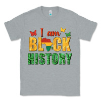 Heather Grey i am black history juneteenth Classic Tee - texasbilliewilder