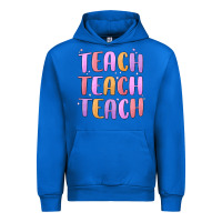 Cobalt teach teach varsity Urban Hoodie - MaliasSmallBusiness