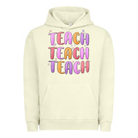 Pigment Pistachio teach teach varsity Urban Hoodie - MaliasSmallBusiness