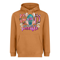 Meerkat with god all things are possible Heavyweight Hoodie - RacoonDesign