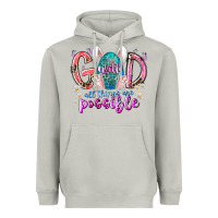 Moon Dust with god all things are possible Heavyweight Hoodie - RacoonDesign