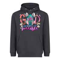Smoke with god all things are possible Heavyweight Hoodie - RacoonDesign