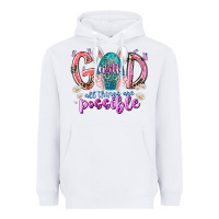 White with god all things are possible Heavyweight Hoodie - RacoonDesign
