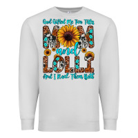 Dove Grey god gifted me two titles mom and lolli  and i rock Premium Sweatshirt - JahusDesignShop