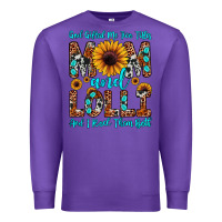 Purple god gifted me two titles mom and lolli  and i rock Premium Sweatshirt - JahusDesignShop