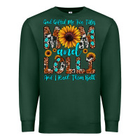 Sports Green god gifted me two titles mom and lolli  and i rock Premium Sweatshirt - JahusDesignShop