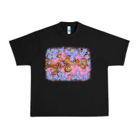 Black easter butterfly leopard background Urban Heavy Tee - Artiststas