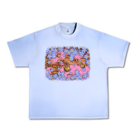 Grape Ice easter butterfly leopard background Urban Heavy Tee - Artiststas