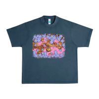 Midnight Navy easter butterfly leopard background Urban Heavy Tee - Artiststas