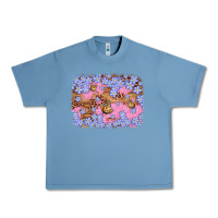 Pebble Blue easter butterfly leopard background Urban Heavy Tee - Artiststas
