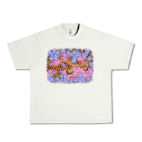 Pistachio easter butterfly leopard background Urban Heavy Tee - Artiststas