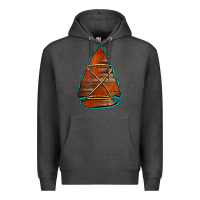 Charcoal Heather wooden arrowhead Premium Hoodie - Jasminsmagicworld