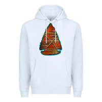 White wooden arrowhead Premium Hoodie - Jasminsmagicworld