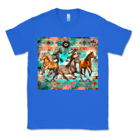 True Royal western running horses Classic Tee - Zillion Design Studio