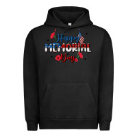 Pigment Black happy memorial day Urban Hoodie - MaliasSmallBusiness