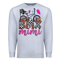 Heather Grey bmx mimi Premium Sweatshirt - JahusDesignShop