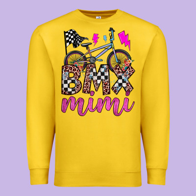 Bmx Mimi Premium Sweatshirt Designed By Jahusdesignshop