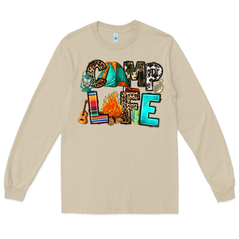 Camp Life Long Sleeve Tee by RanaPortraitStore | Teevron