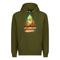 Army Green western desert arrowhead Premium Hoodie - Jasminsmagicworld