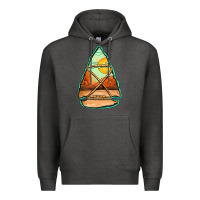 Charcoal Heather western desert arrowhead Premium Hoodie - Jasminsmagicworld