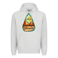 Dove Grey western desert arrowhead Premium Hoodie - Jasminsmagicworld