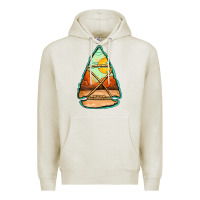 Oatmeal Heather western desert arrowhead Premium Hoodie - Jasminsmagicworld