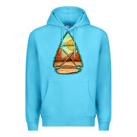 Ocean Blue western desert arrowhead Premium Hoodie - Jasminsmagicworld