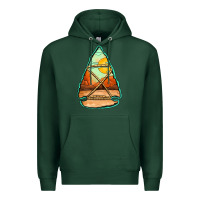 Sports Green western desert arrowhead Premium Hoodie - Jasminsmagicworld