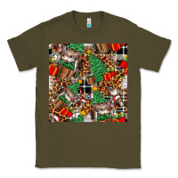 Army Green christmas donkey Classic Tee - FaDigitalArtStudio