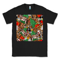 Black christmas donkey Classic Tee - FaDigitalArtStudio