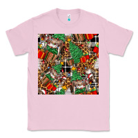 Bubblegum Pink christmas donkey Classic Tee - FaDigitalArtStudio