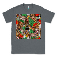 Charcoal Heather christmas donkey Classic Tee - FaDigitalArtStudio