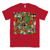 Red christmas donkey Classic Tee - FaDigitalArtStudio