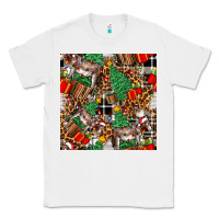White christmas donkey Classic Tee - FaDigitalArtStudio
