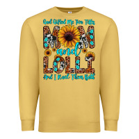 Antique Gold god gifted me two titles mom and lolli  and i rock Premium Sweatshirt - JahusDesignShop