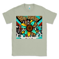 Matcha turquoise gemstone sunflower Classic Tee - Zillion Design Studio