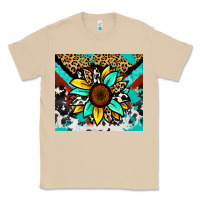 Mushroom turquoise gemstone sunflower Classic Tee - Zillion Design Studio
