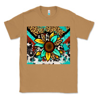 Toasted Coconut turquoise gemstone sunflower Classic Tee - Zillion Design Studio