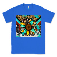 True Royal turquoise gemstone sunflower Classic Tee - Zillion Design Studio