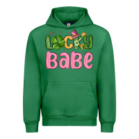 Emerald lucky babe st patrick s day Urban Hoodie - MaliasSmallBusiness